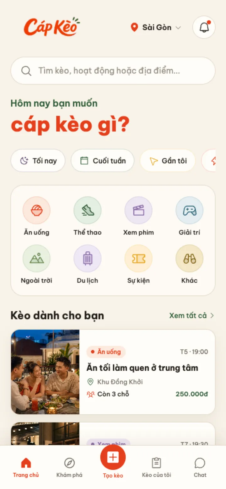 Trang chủ Cáp Kèo