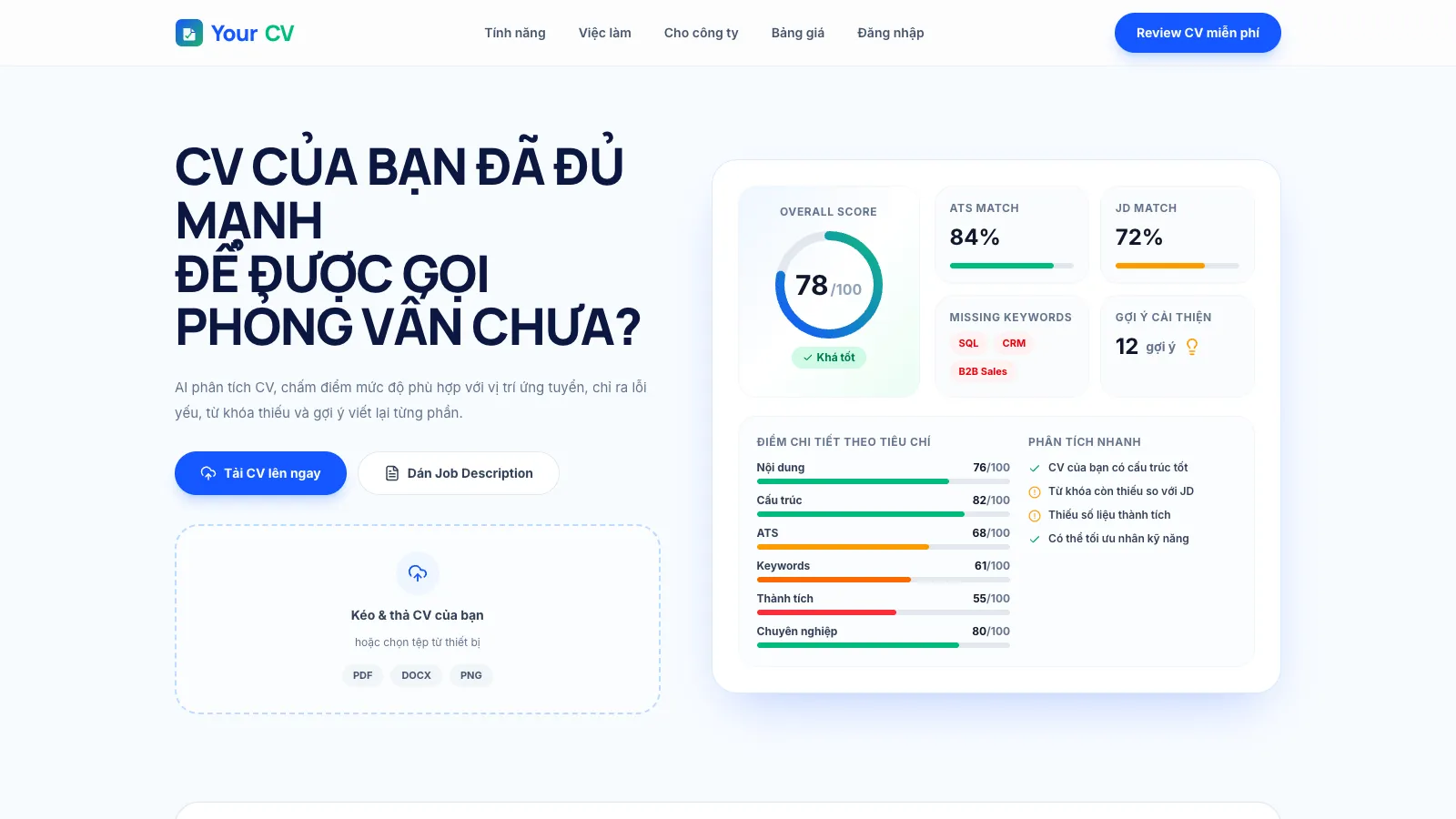 Trang chủ YourCV